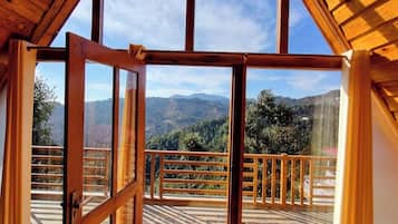 Family Quadruple Room, Balcony, Mountain View | View from room
