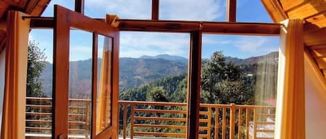 Family Quadruple Room, Balcony, Mountain View | View from room
