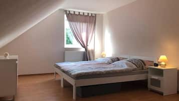 2 chambres, fer et planche Ă repasser, Wi-Fi, draps fournis