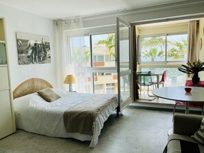 Wheelchair access - Studio sea view with parking - 3 guests (La Grande-Motte)