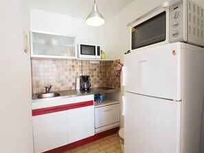 Fridge, microwave, oven, dishwasher - Charming apartment, pets welcome - 4 guests (Le Grau-du-Roi)