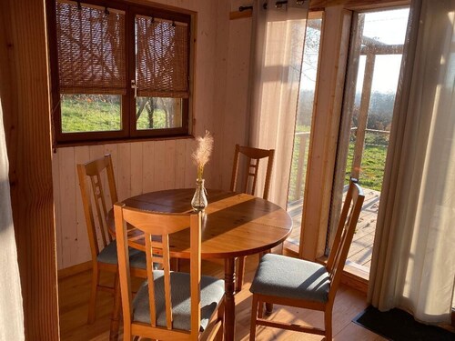  La Paillote, Chalet bois entre mer et campagne, animaux acceptés
