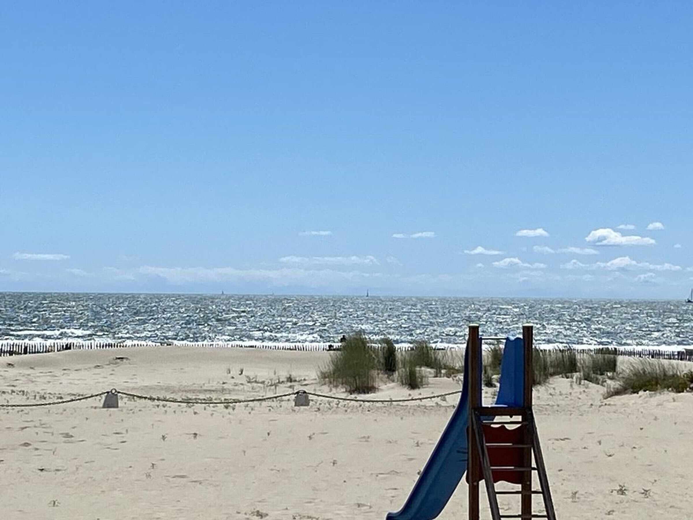 On the beach