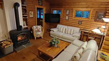 Fernseher, Kamin