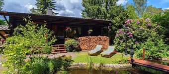 Heide Log Cabin – Stylish Wooden Retreat in Nature Near Hamburg
