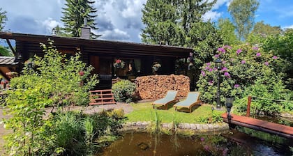 Heide Log Cabin – Stylish Wooden Retreat in Nature Near Hamburg