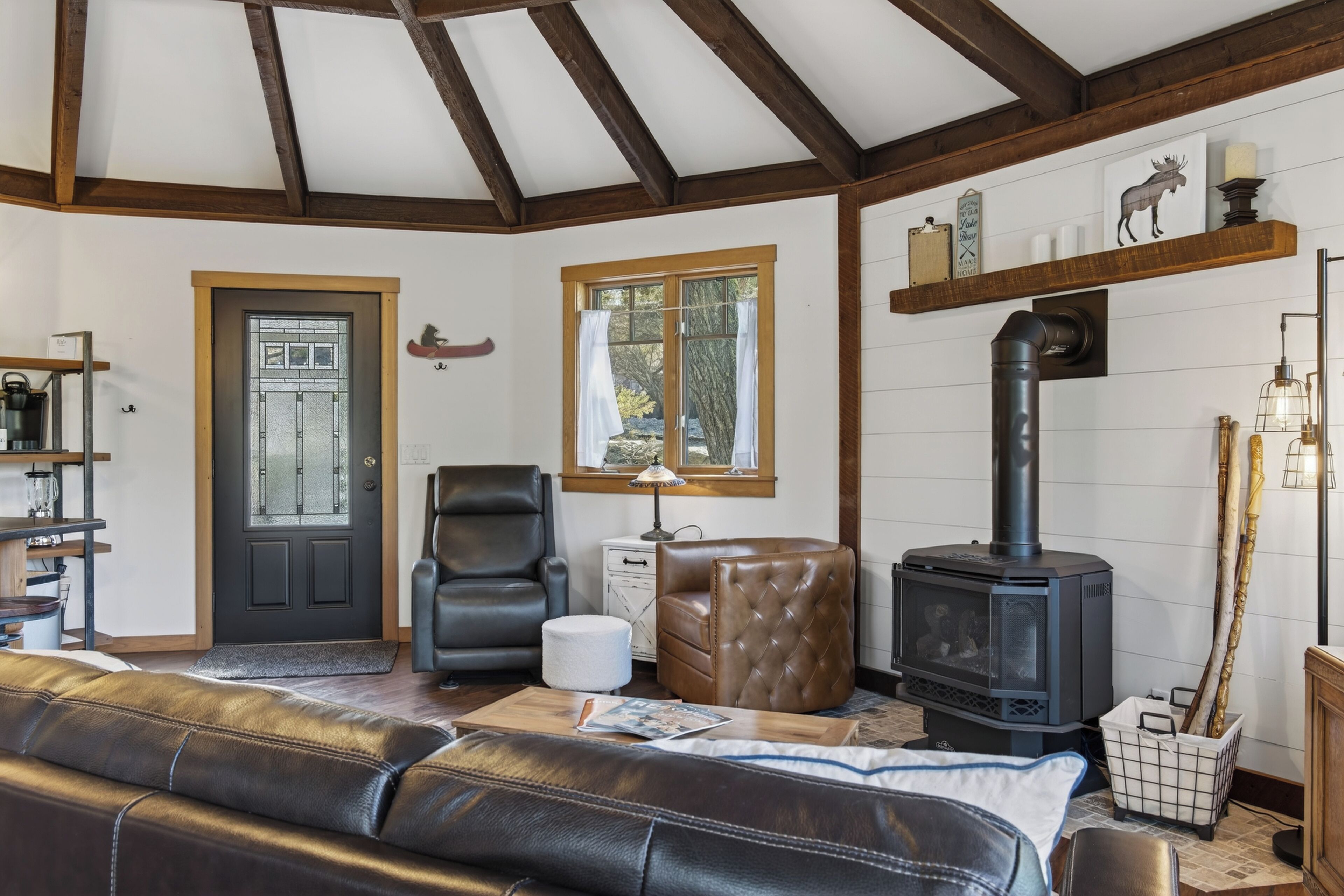 Smart TV, chimenea