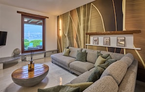 Villa, Balcony, Mountain View | Living area | Flat-screen TV - Villa Vittoria (Oliveto Lario)