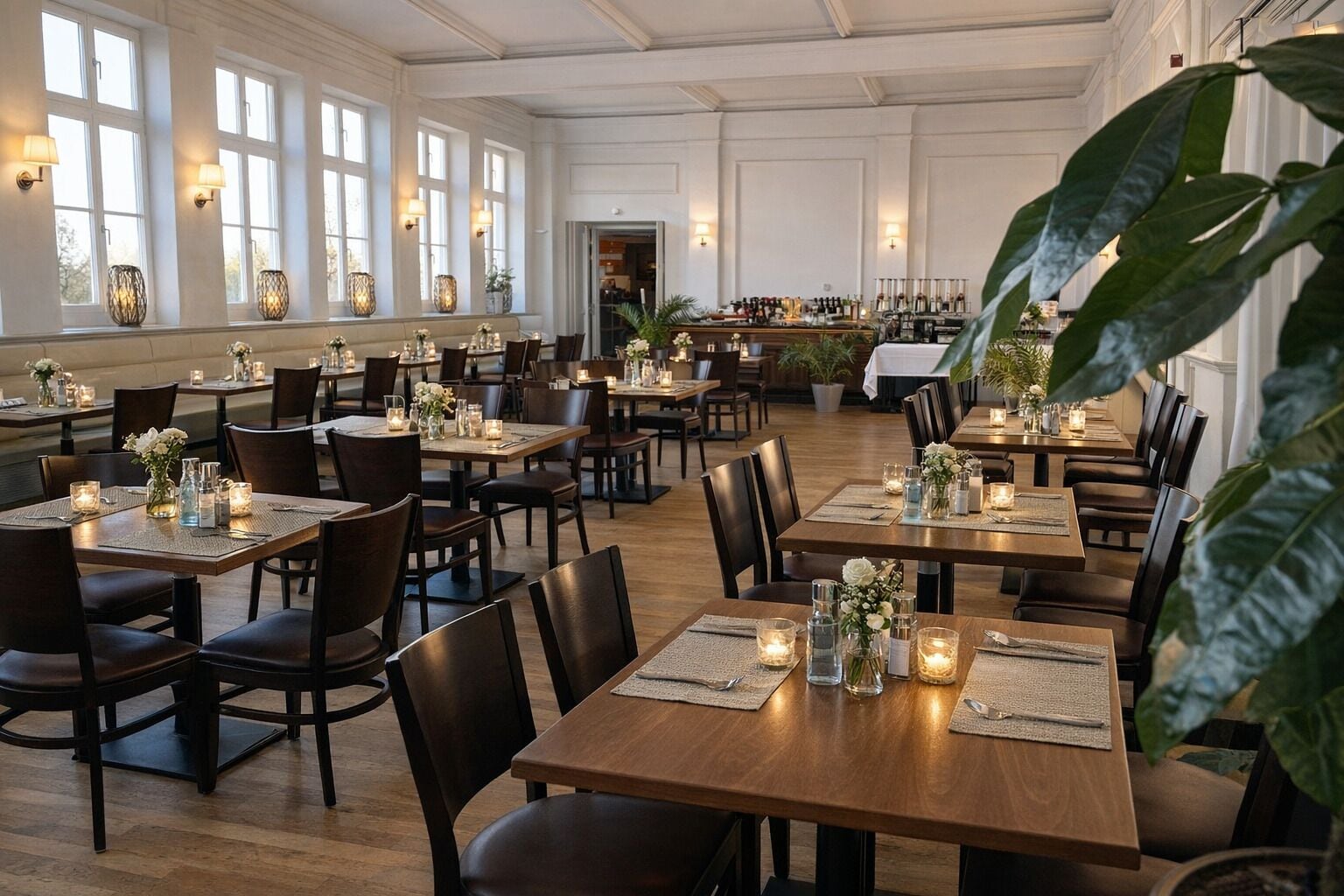Petit déjeuner buffet servi tous les jours en supplément