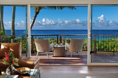 Kick back at Lay Back Larry's on Brennecke's Beach, Poipu, Kauai Island!