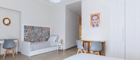 Quadruple Room, Balcony, City View | In-room safe, desk, blackout curtains, free WiFi