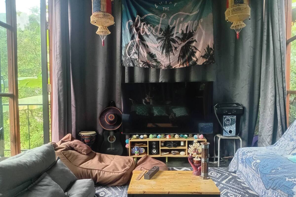 Værelse - 1 soveværelse - ryger - balkon | Stue