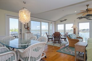 Dining - 3 BR Duplex Overlooking the Sound (Wrightsville Beach)