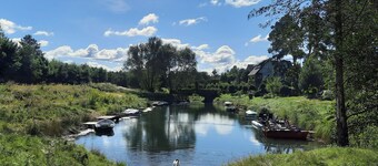 Quiet vacation home by the lake in Masuria