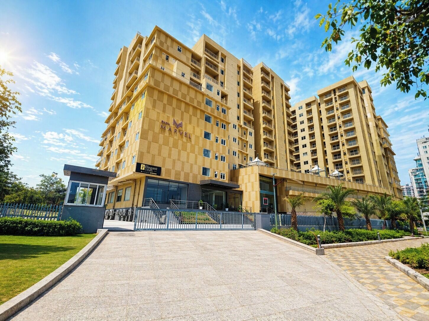 Fassade der Unterkunft