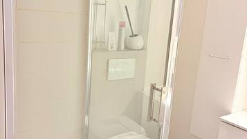 Shower, hair dryer