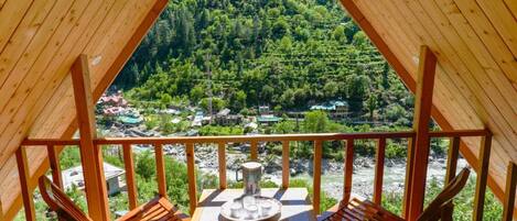 Suite Luxe, vue montagne | Vue de la chambre