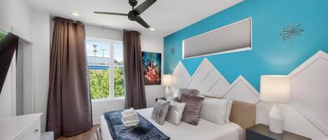 4 habitaciones, internet y ropa de cama
