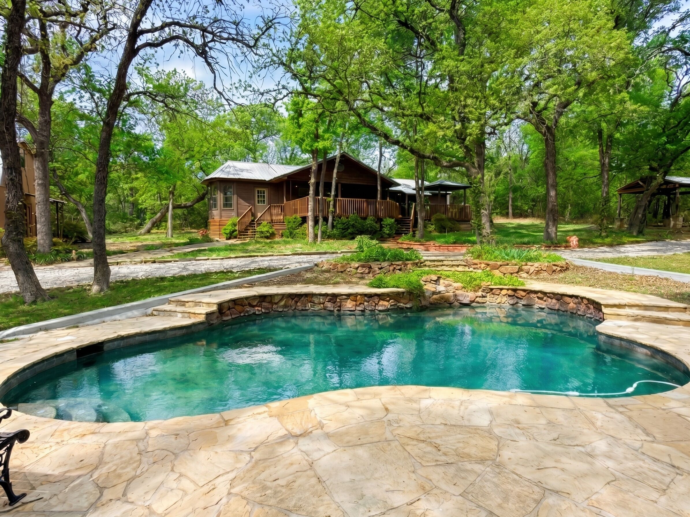 Indoor pool, outdoor pool