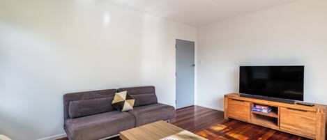 Smart TV y chimenea