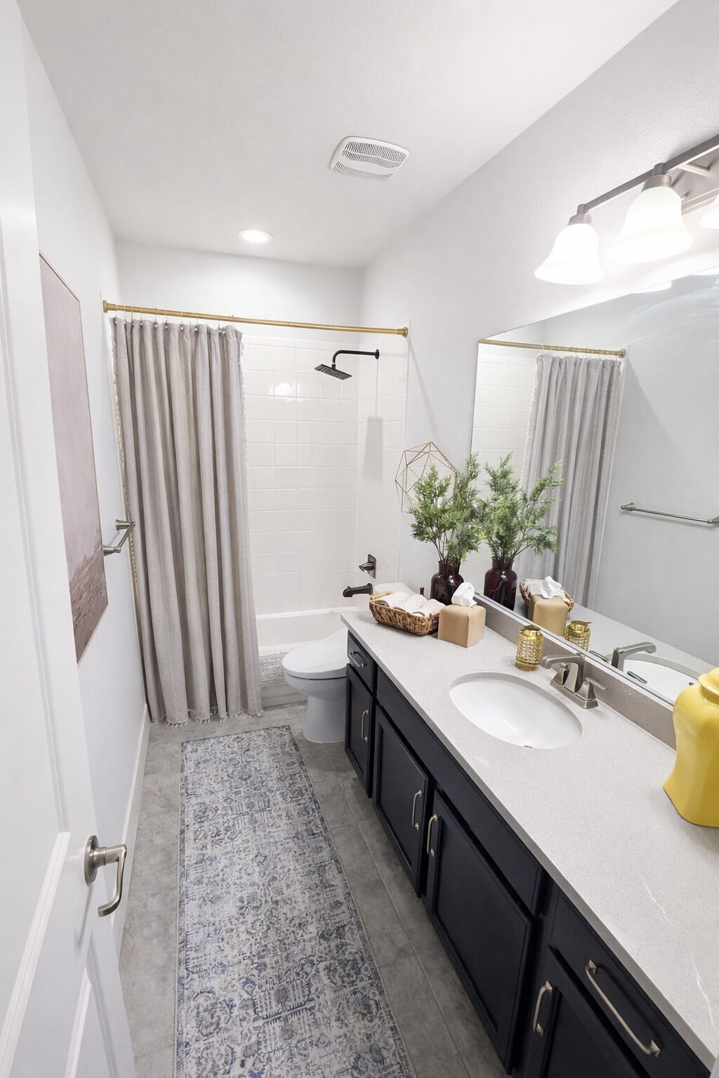 Hair dryer, towels