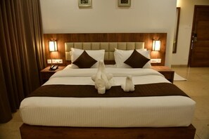 Quarto casal luxo, vista para a cidade