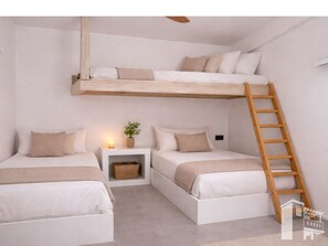 2 slaapkamers, een strijkplank/strijkijzer, wifi, beddengoed