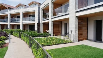 Deluxe appartement, uitzicht op meer | Exterieur