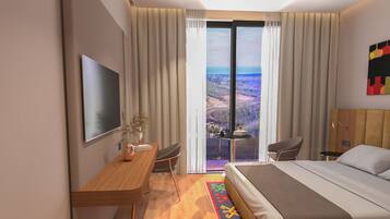 Standard Double or Twin Room, Balcony, Vineyard View