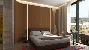 Bureau, chambres insonorisées, Wi-Fi gratuit