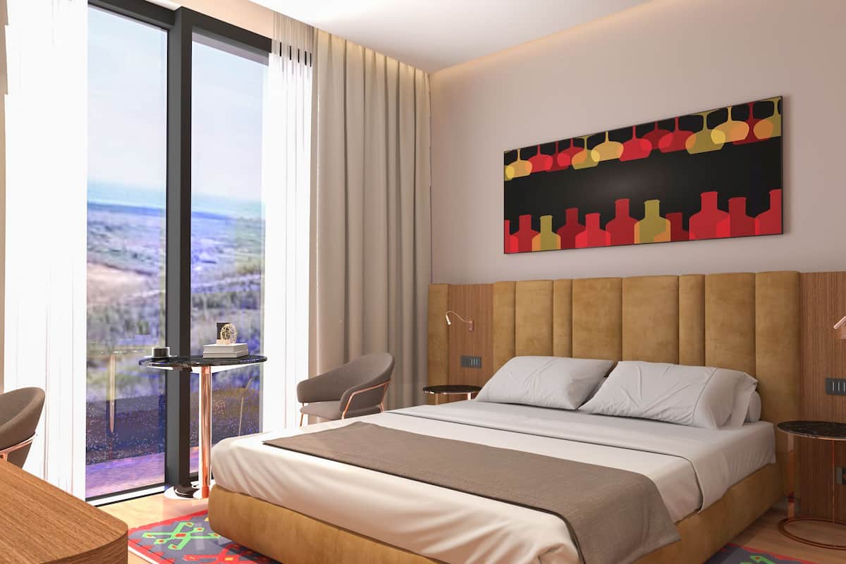 Standard Double or Twin Room, Balcony, Vineyard View | Desk, free WiFi