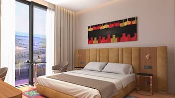 Standard Double or Twin Room, Balcony, Vineyard View | Desk, free WiFi
