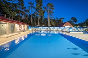 Pool - Two-story holiday home for 4 people, summer pool (Leba)