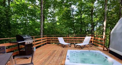 Bel Air Tremblant TRIPLE DÔME : 2 CHAMBRES, JACUZZI ET SAUNA