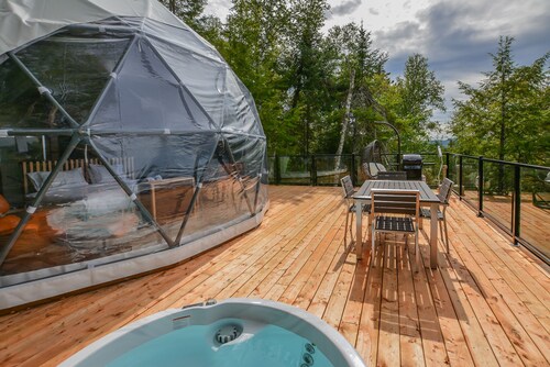 Bel Air Tremblant DÔME CLASSIQUE: 1 LIT KING, JACUZZI ET SAUNA-450PI
