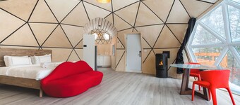 Bel Air Tremblant MICKEY DÔME : 1 LIT KING, JACUZZI ET SAUNA