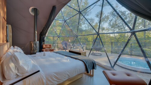 Bel Air Tremblant DÔME MEZZANINE : 1 KING, 2 SIMPLE, JACUZZI, SAUNA-450PI