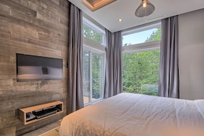 2 bedrooms, iron/ironing board, free WiFi, bed sheets - Bel Air Tremblant VAIL : 2 CHAMBRES, JACUZZI (La Conception)