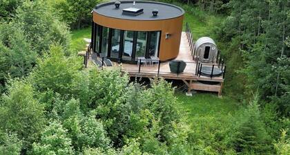 Bel Air Tremblant ROUND LOFT : 1 LIT KING, JACUZZI ET SAUNA