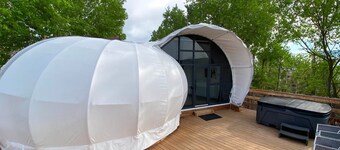 Bel Air Tremblant SNAIL DÔME : 1 LIT KING, JACUZZI, SAUNA