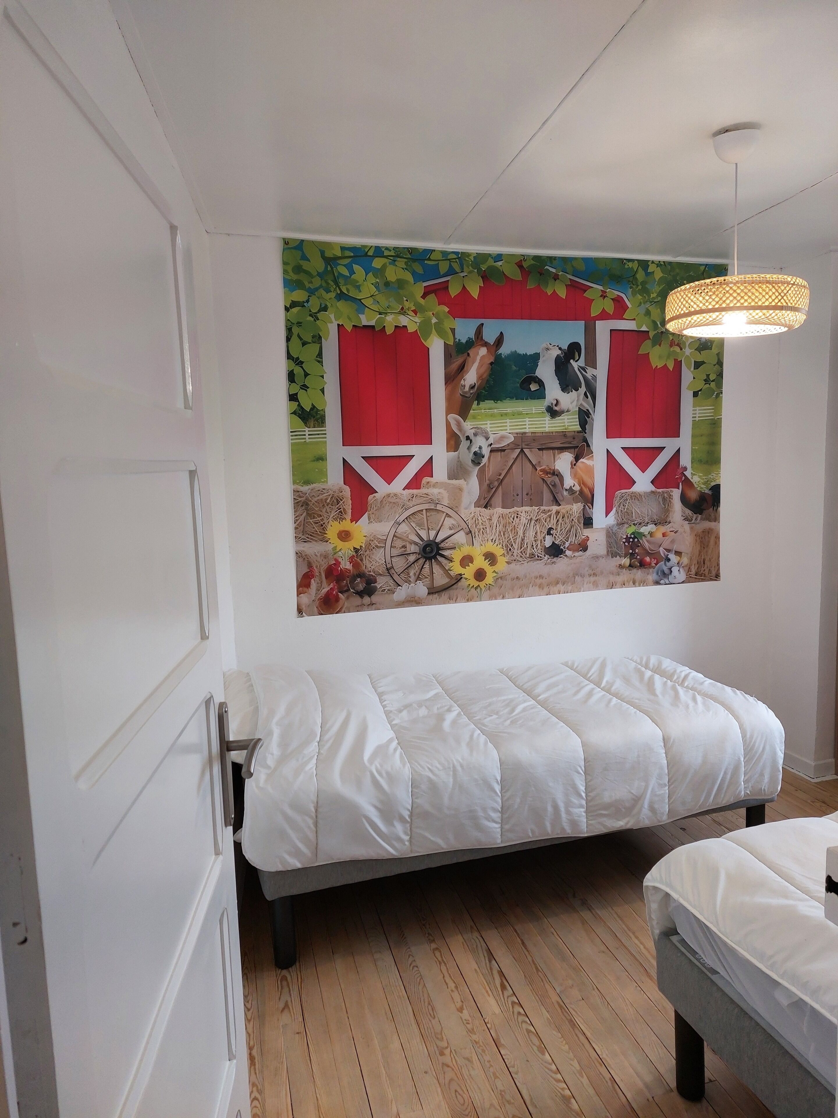 2 chambres, accès au Wi-Fi (inclus), literie fournie