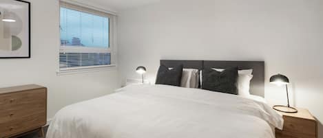 1 bedroom, iron/ironing board, bed sheets