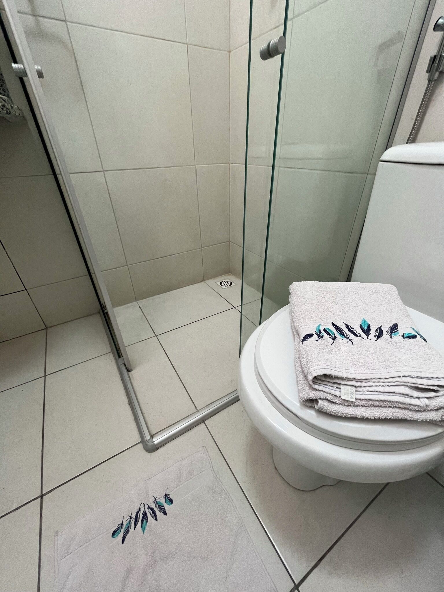 Quarto standard, 1 cama de solteiro | Banheiro | Chuveiro, toalhas de banho, papel higiênico 