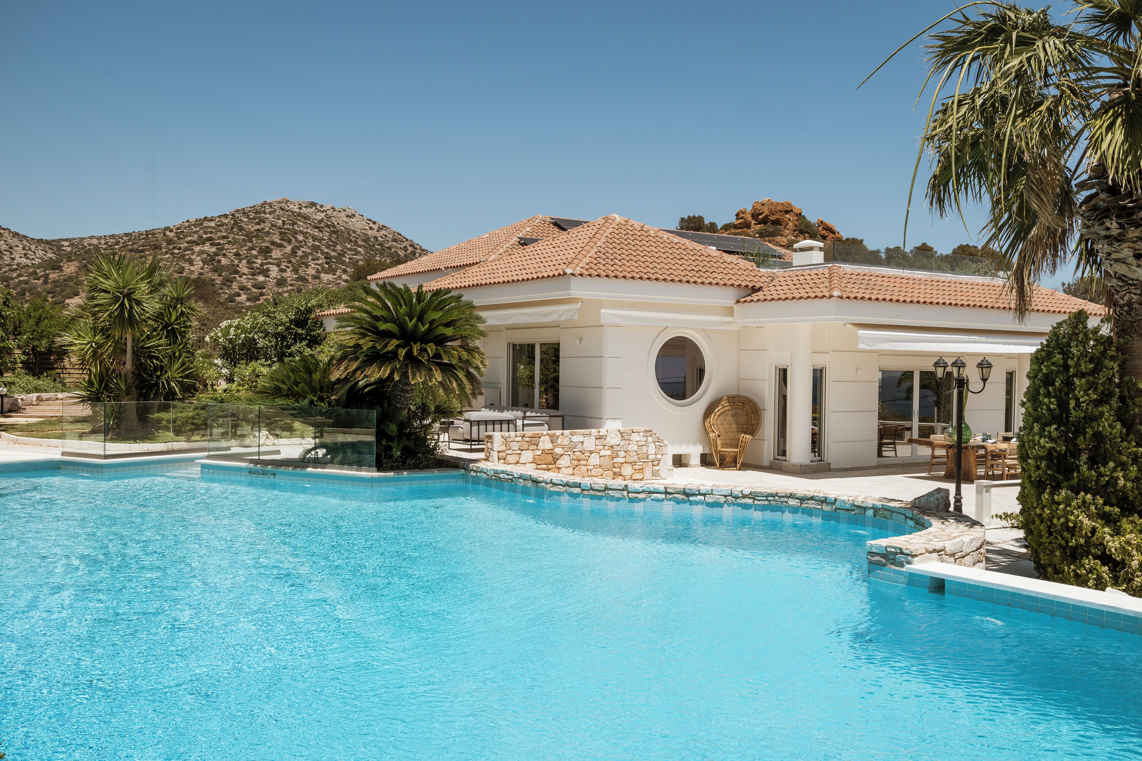 Villa superior, vista al mar | Alberca privada