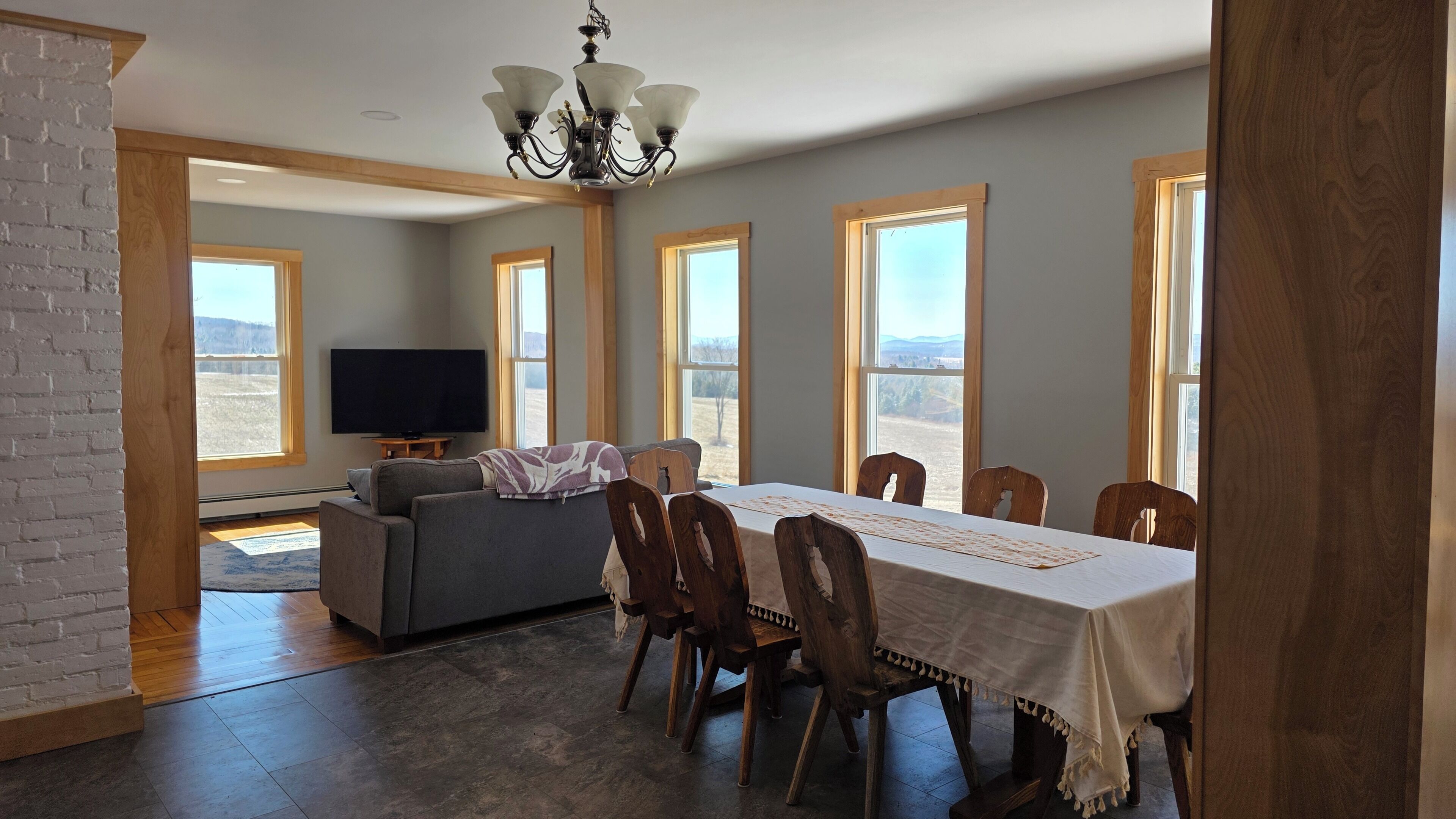 Sunsets Await! Fully Renovated Farmhouse With Green Mountain Views - Greensboro, VT