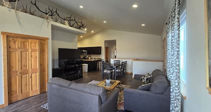Welcome to Shed Sanctuary—a cozy, antler-adorned retreat with in town amenities.