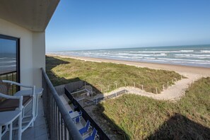 Property grounds - Modern beachfront condo with Gulf views, pool, hot tub & beach access! (South Padre Island)