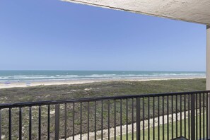 Property grounds - Beachfront condo with Gulf views, 2 pools, hot tub & private beach access! (South Padre Island)