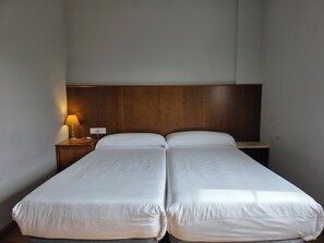 Habitación con 2 camas individuales, vista al jardín | Escritorio 