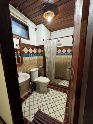 Bathroom - Room-302 Serene Teak Boutique Apartments (Chiang Mai)